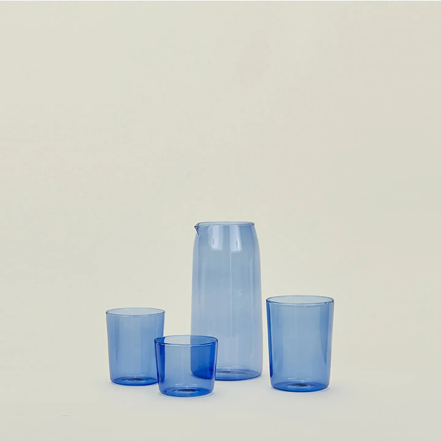 Small Essential Glassware Set of 4 (Blue)