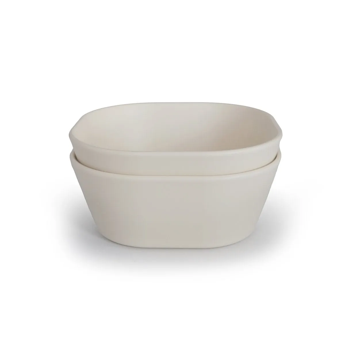Square Dinnerware Bowl, Set of 2 (Ivory)