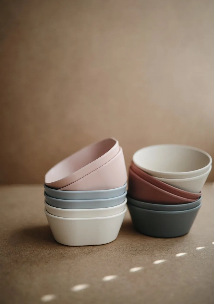 Square Dinnerware Bowl, Set of 2 (Ivory)