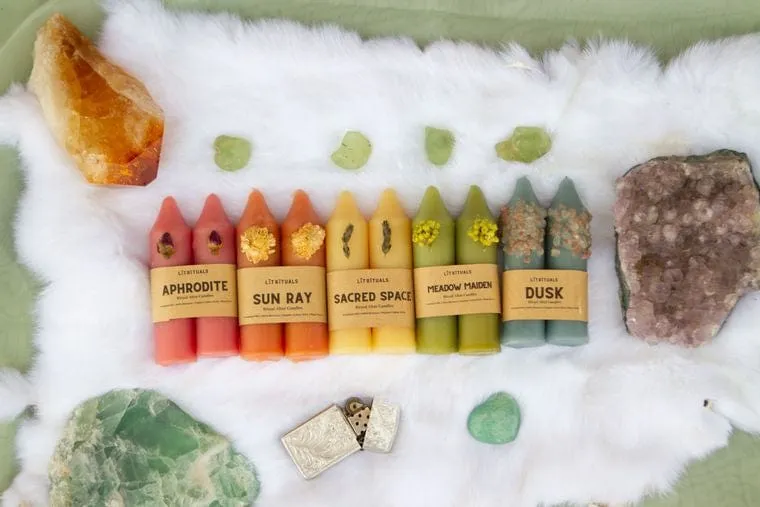 Sun Ray' - Beeswax Altar Candles