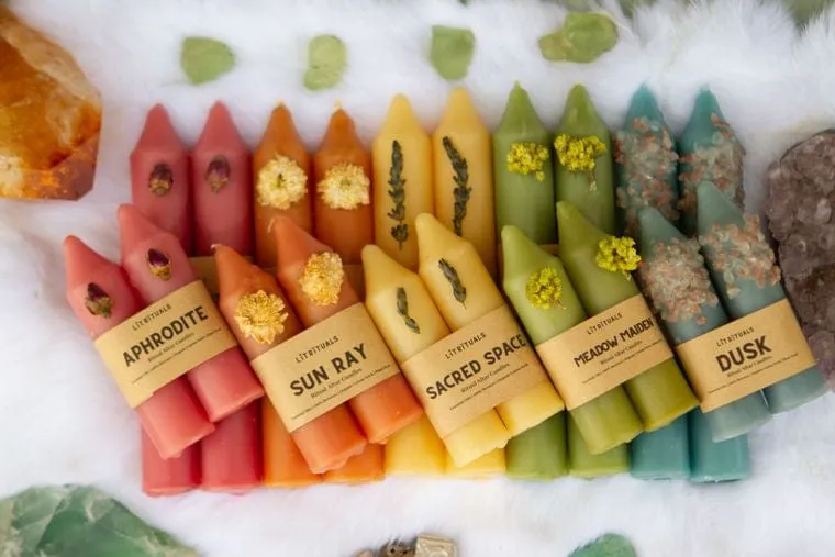 Sun Ray' - Beeswax Altar Candles
