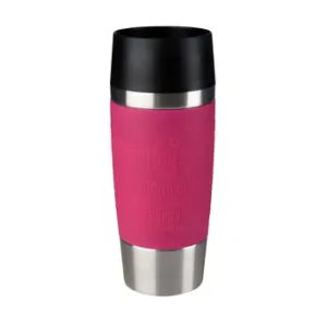 Travel, Mug 0.36L Raspberry Silver