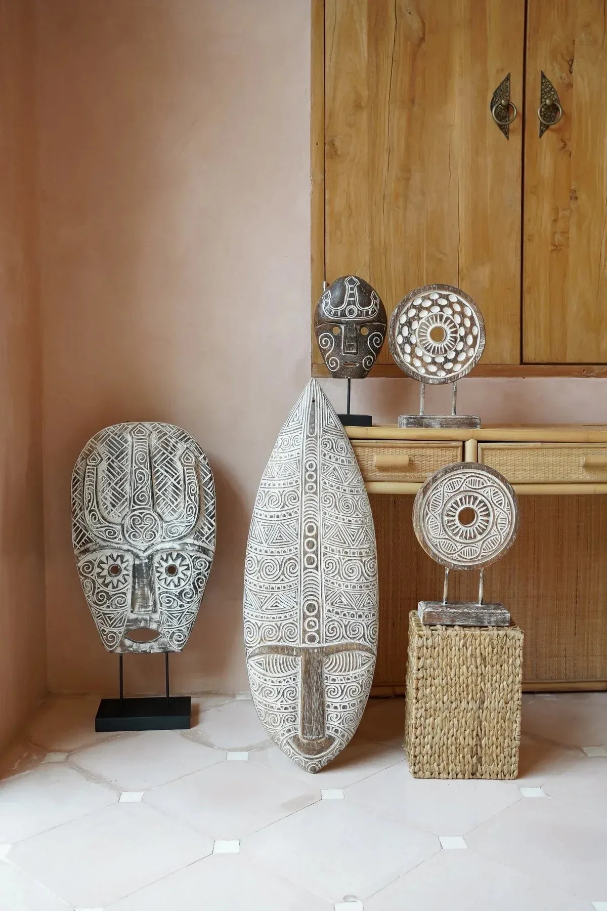 Ubud Mask on Stand