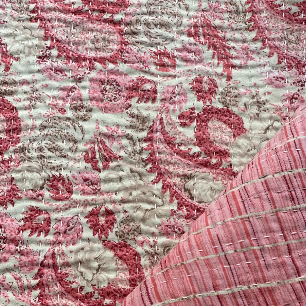 Vintage Sari Double Bedcover (10JF06)