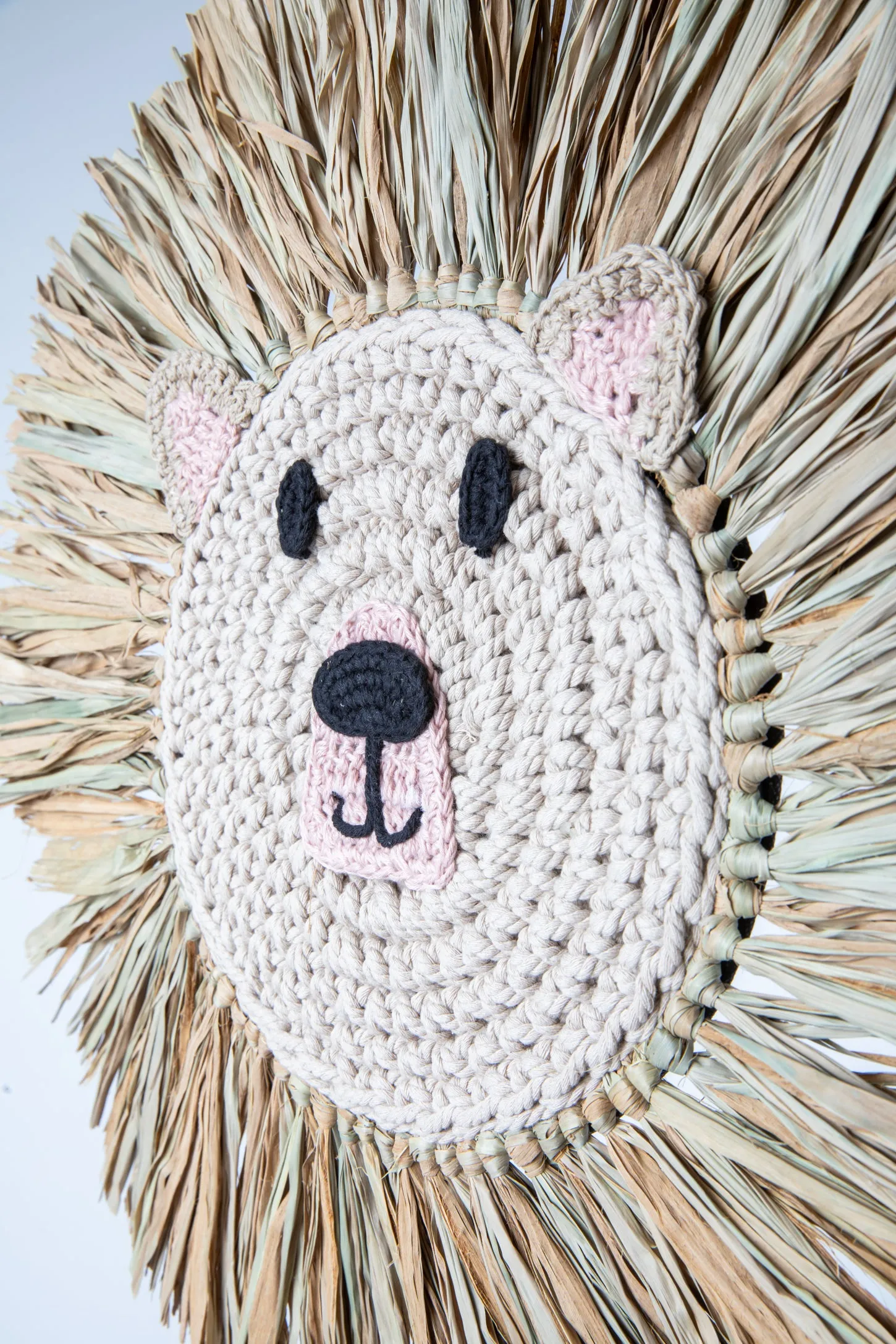 Wild Animal Macrame Wall Hanging