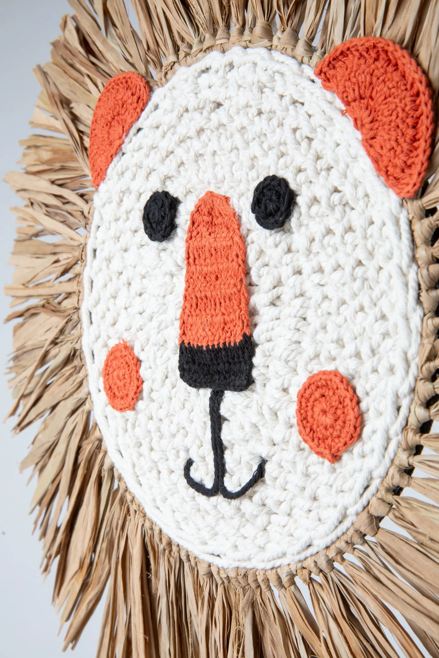Wild Animal Macrame Wall Hanging
