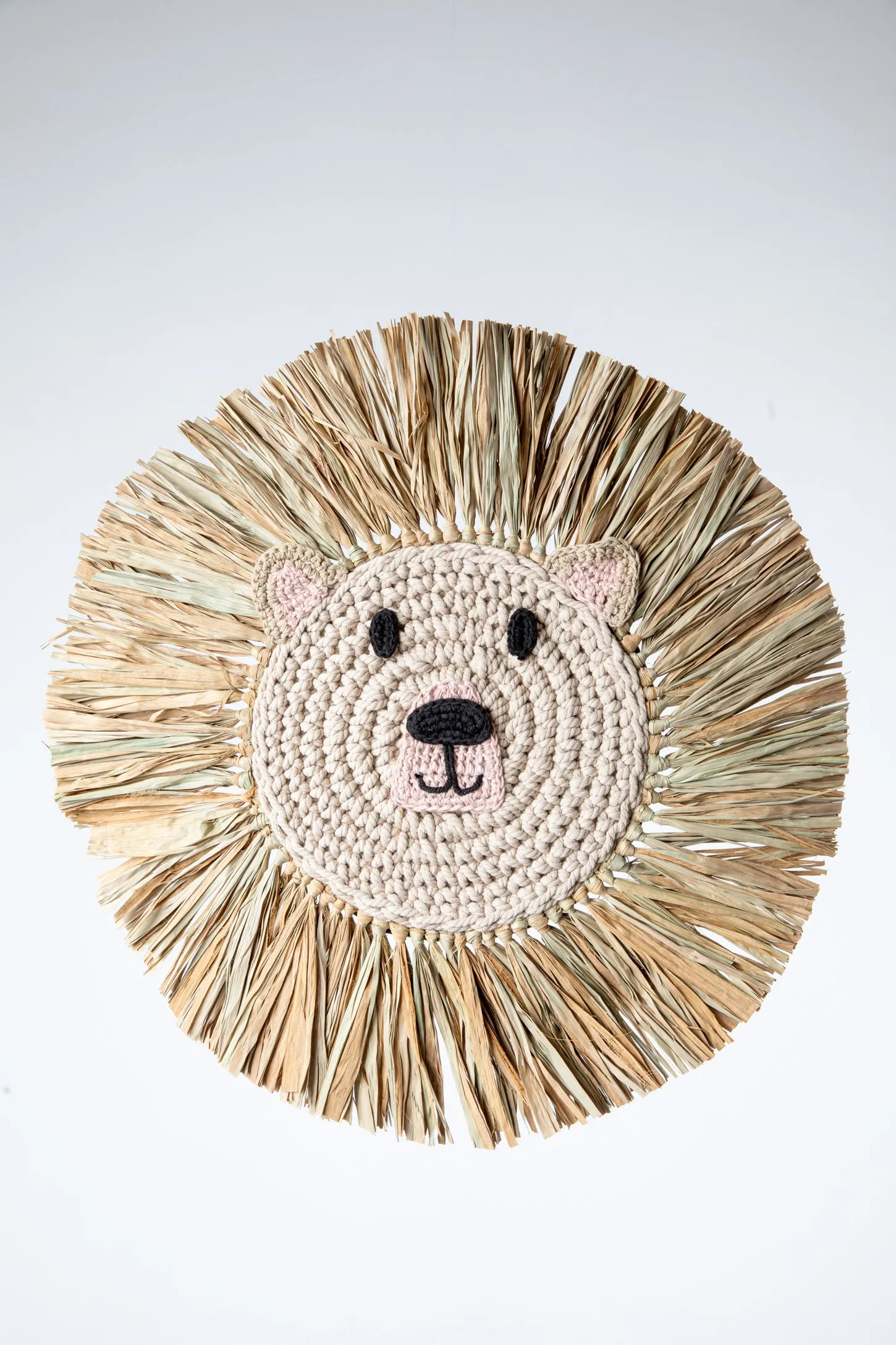 Wild Animal Macrame Wall Hanging