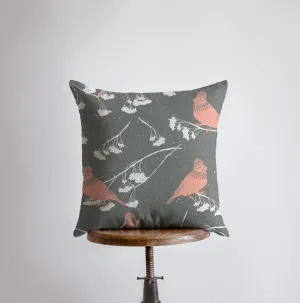 Winter Birds | Pillow Cover | Home Decor | Throw Pillow | Christmas Tree Pillow | Christmas Pillow | Decor Pillows for Couch | Bedroom Decor
