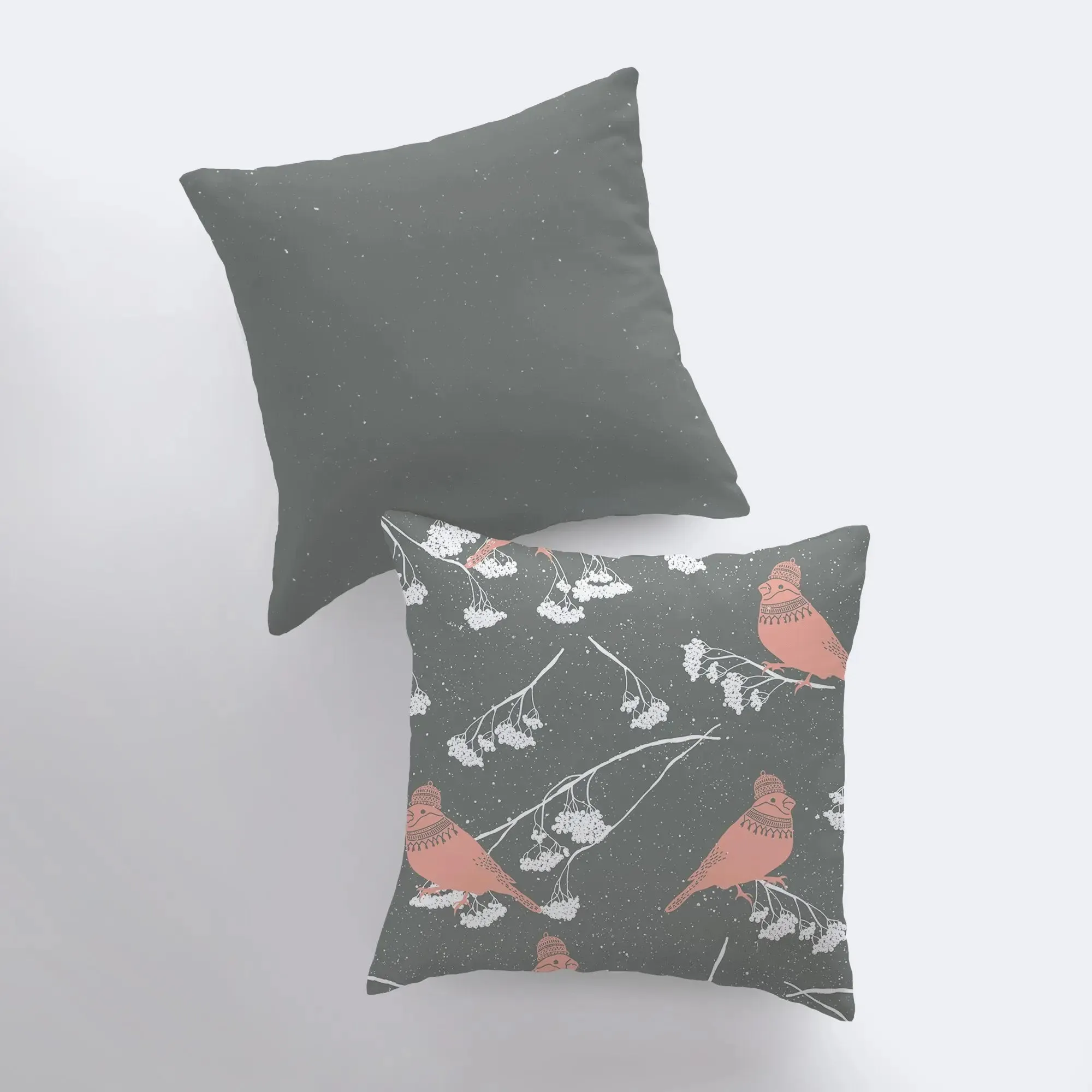 Winter Birds | Pillow Cover | Home Decor | Throw Pillow | Christmas Tree Pillow | Christmas Pillow | Decor Pillows for Couch | Bedroom Decor