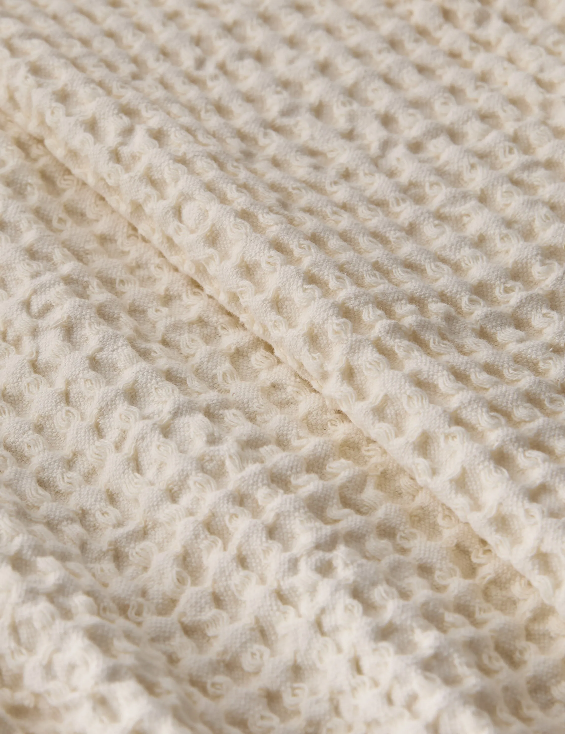 Zuma Cotton Waffle Weave Blanket by Pom Pom at Home
